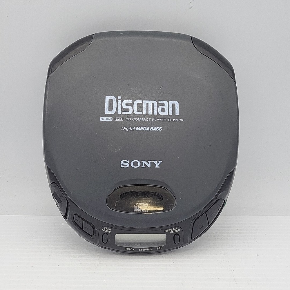 Sony Discman Portable CD Player D-152CK Mega Bass Vintage Parts Only